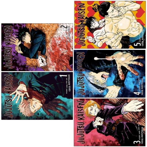 Jujutsu Kaisen Series Vol 1-5 Books Collection Set By Gege Akutami Paperback geeekyme.net