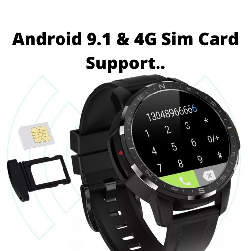 Android Unisex Smart Watch GPS 4G WIFI 1.6 Inch Touch Screen – HD camera geeekyme.net