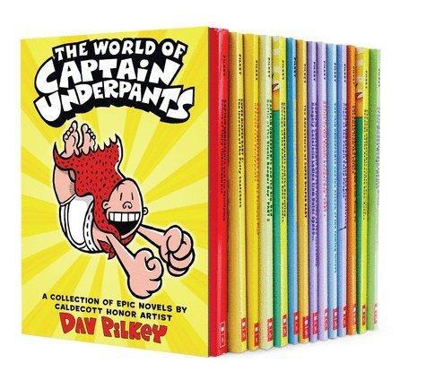 Captain Underpants 13 Hardcover Book Set---No Box!!!-Hardcover--geeekyme.net